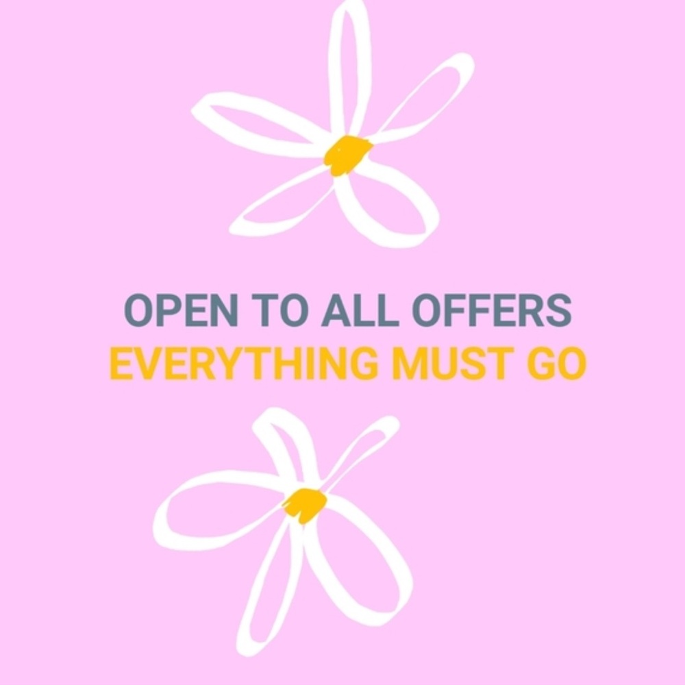 Flash sale - all reasonable offers accepted!